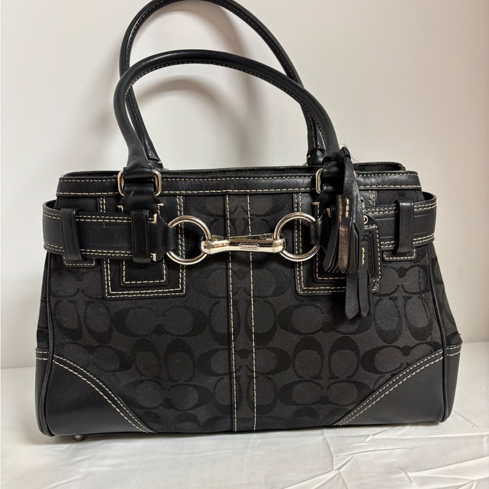 Vintage Coach Hamptons Signature Carryall